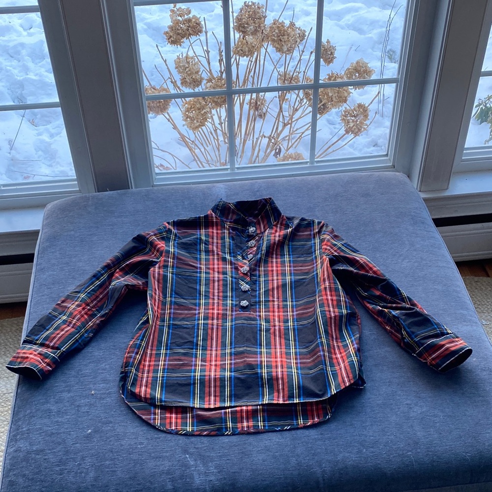 J. Crew Multicolor Plaid Casual Shirt